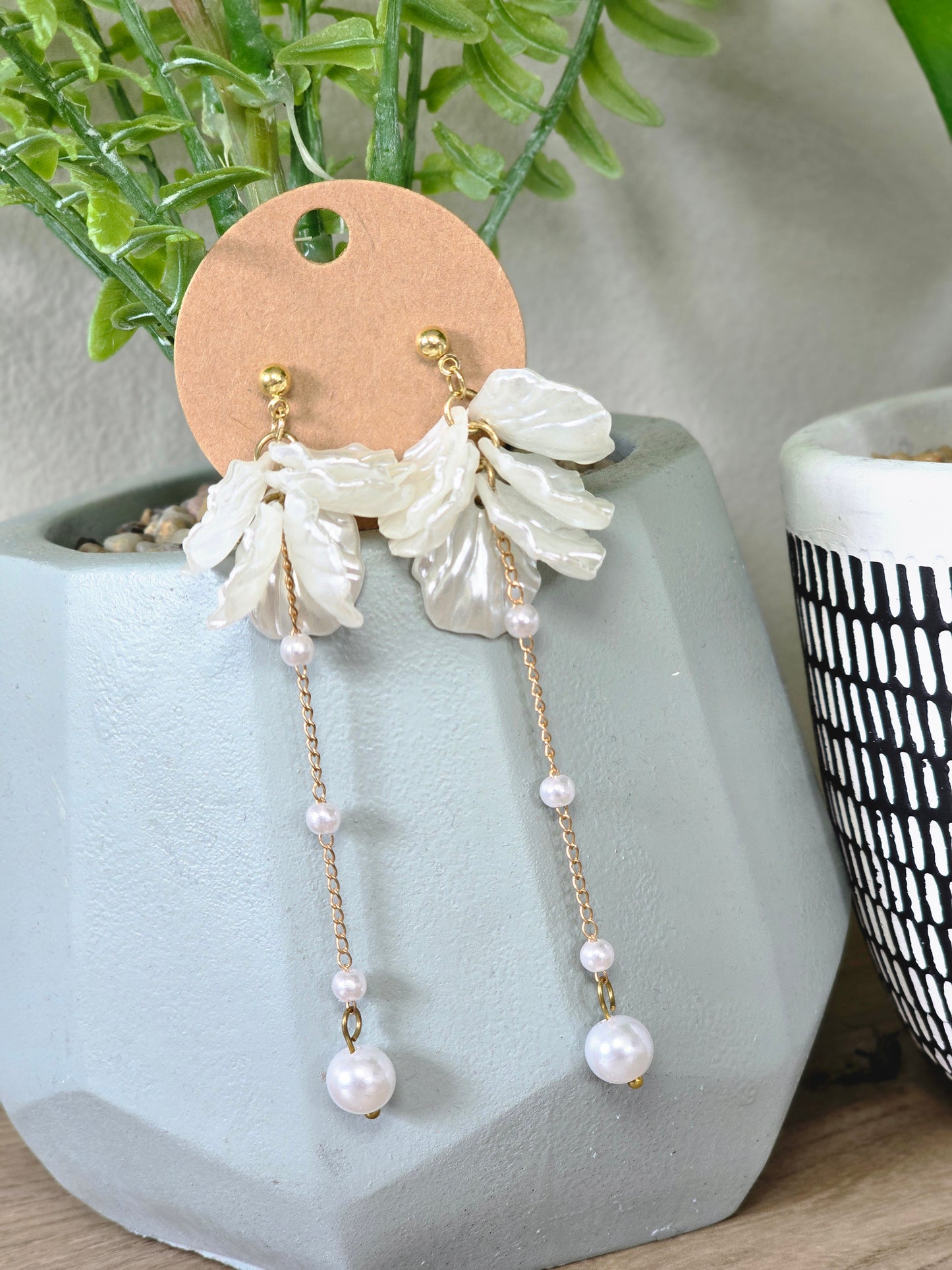 Flower Drop Earrings