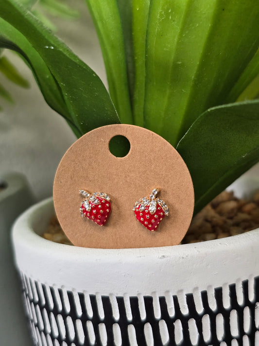 Strawberry Earrings