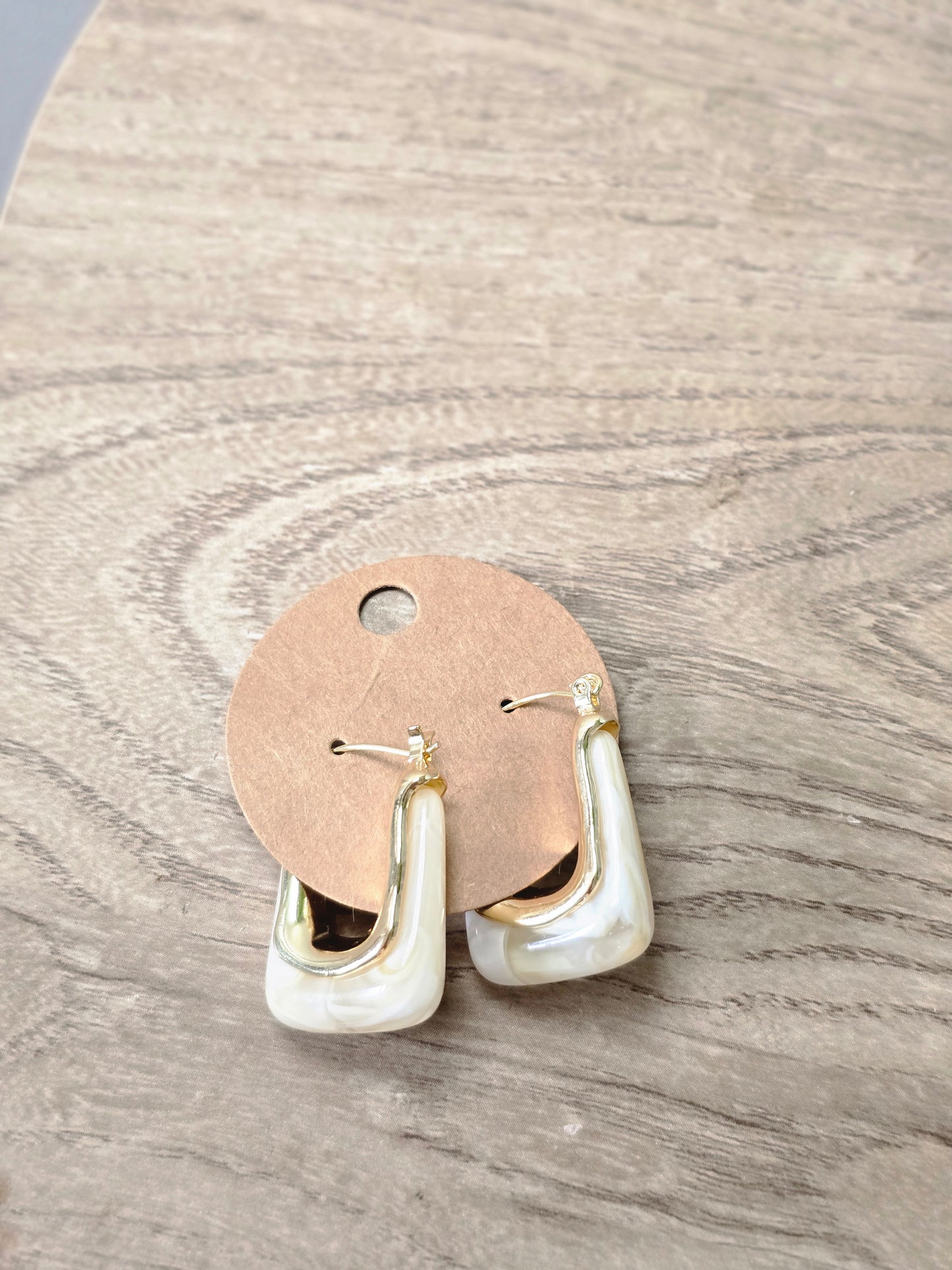 Rectangle Hoop Earrings
