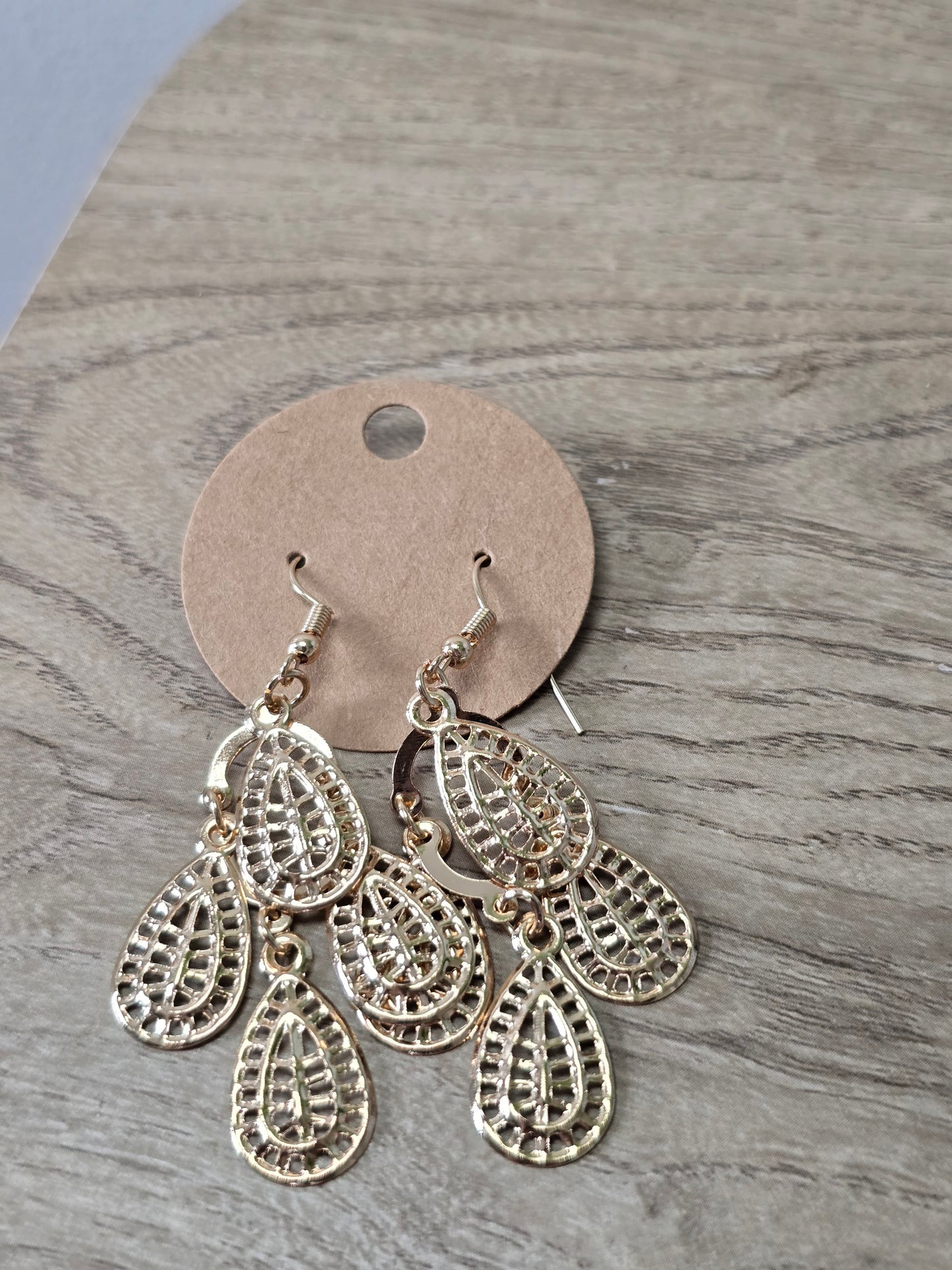 Gold Drop Earrings