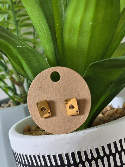 Playing Card Earrings