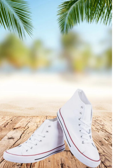 White High Top Trainers