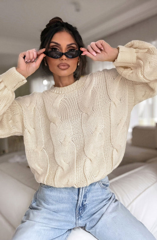 Daniella Knit Jumper Cream