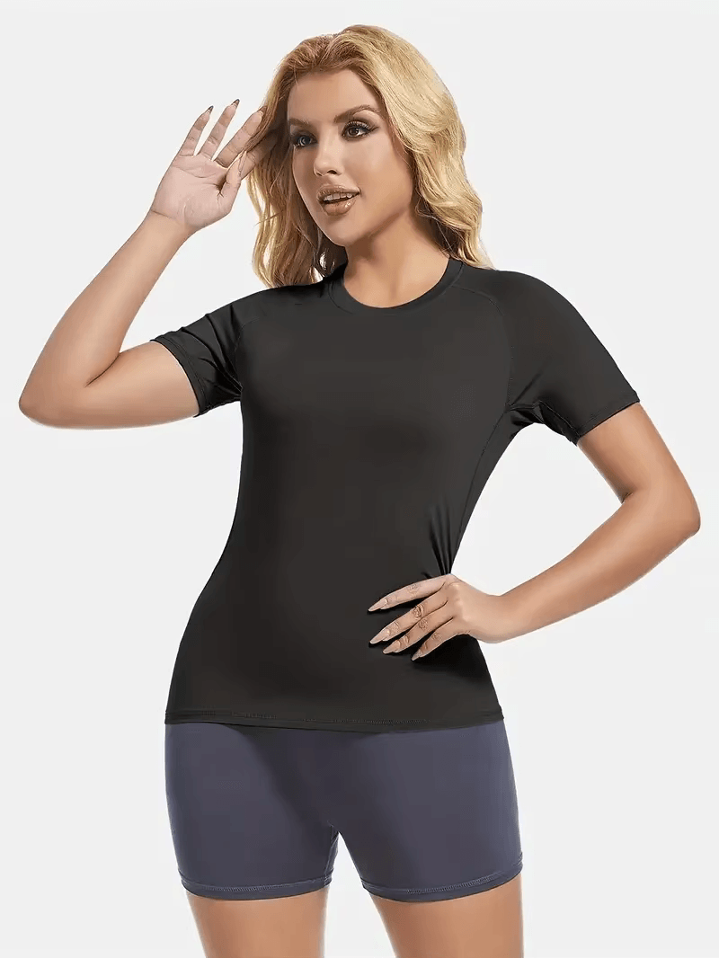 Luna Sports Compression Top Black