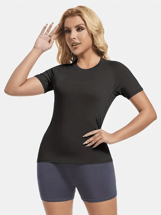 Luna Sports Compression Top Black