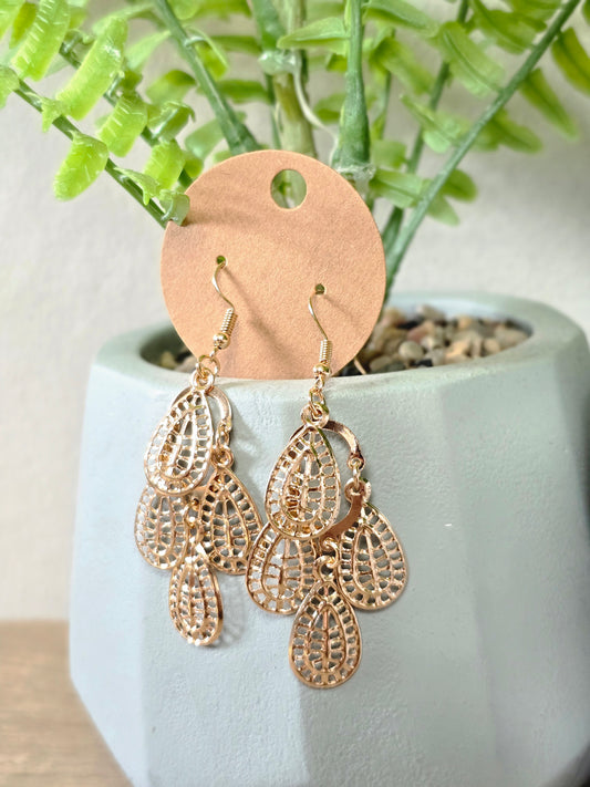 Gold Drop Earrings