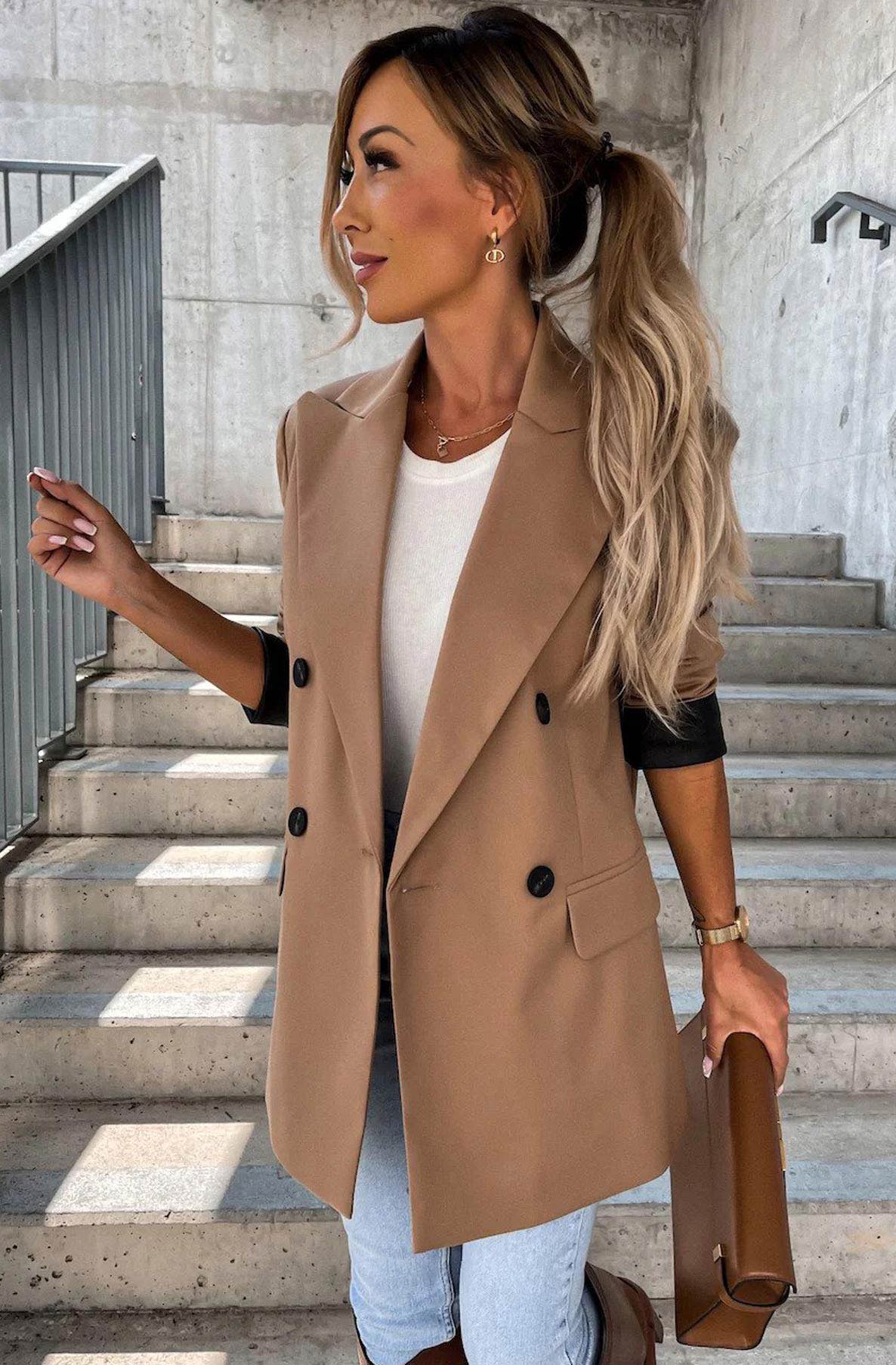 Cara Blazer Cream
