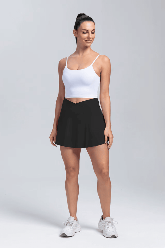 Anna Gym Skort Black