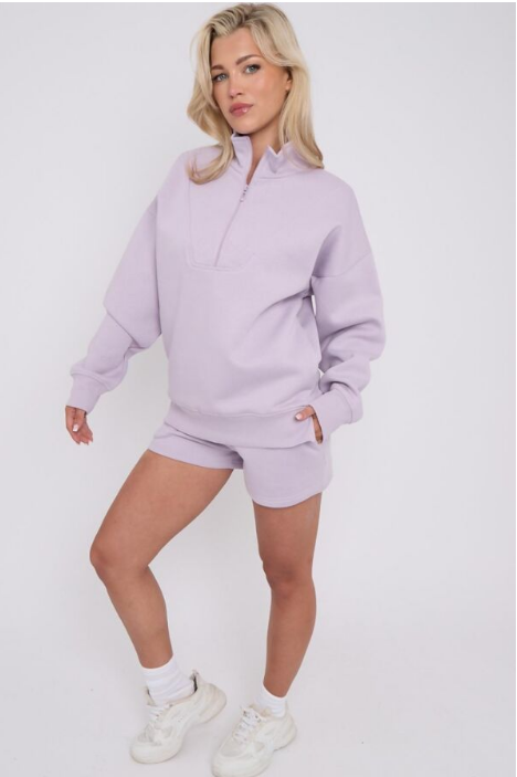 Tia Half Zip Sweatshirt